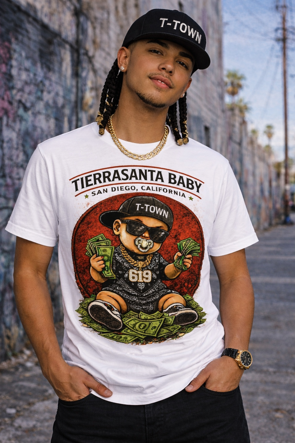 TIERRASANTA BABY – T-TOWN 619 TEE