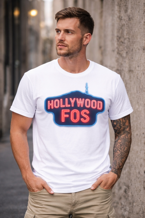 Hollywood Fos Neon Logo Tee
