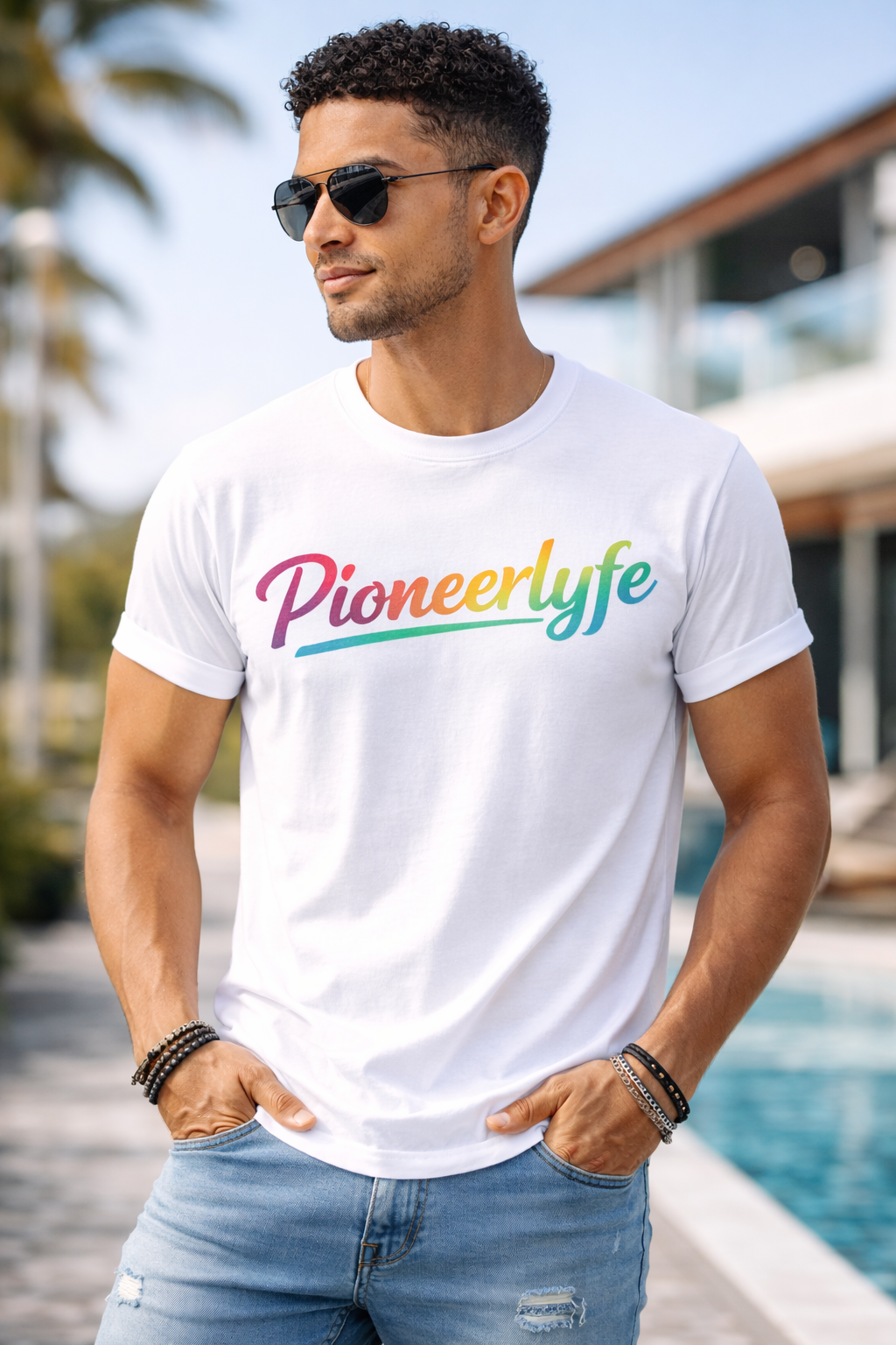 Pioneerlyfe Signature Gradient Tee