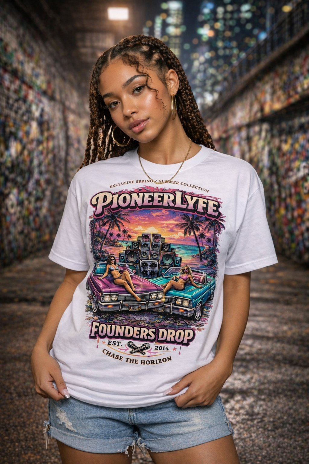 Founders Drop Horizon Lowrider Tee