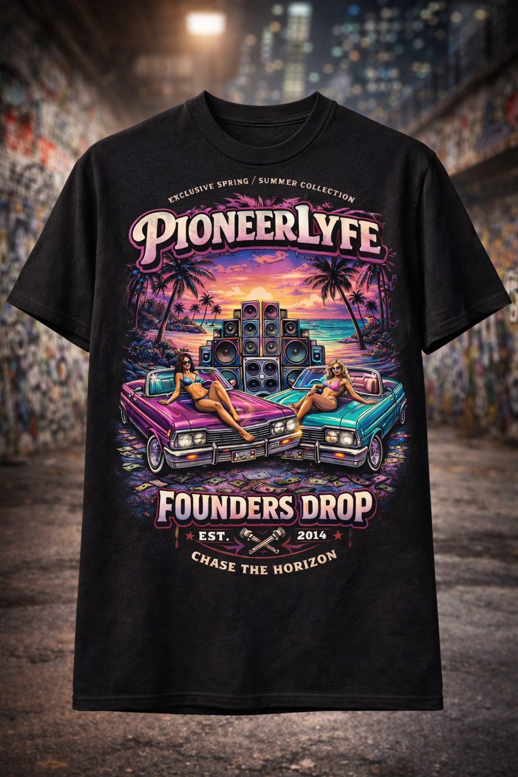 Founders Drop Horizon Lowrider Tee