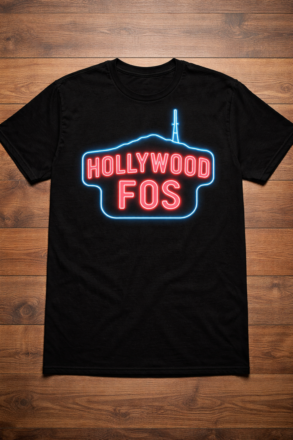 Hollywood Fos Neon Logo Tee