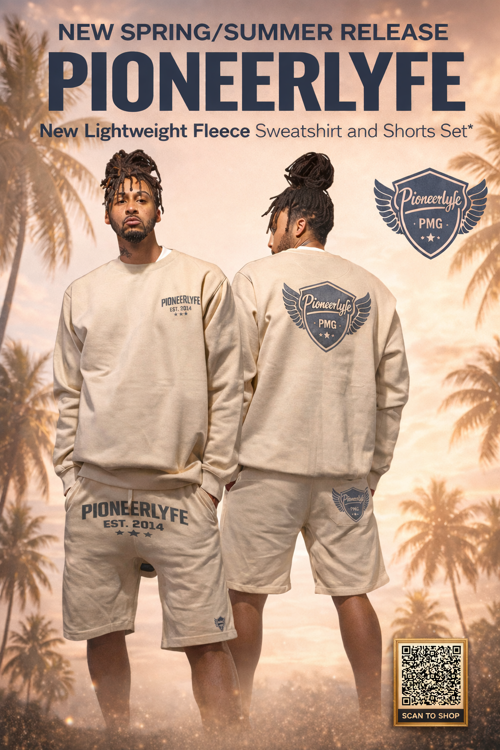 PioneerLyfe Shortset (top & bottom)