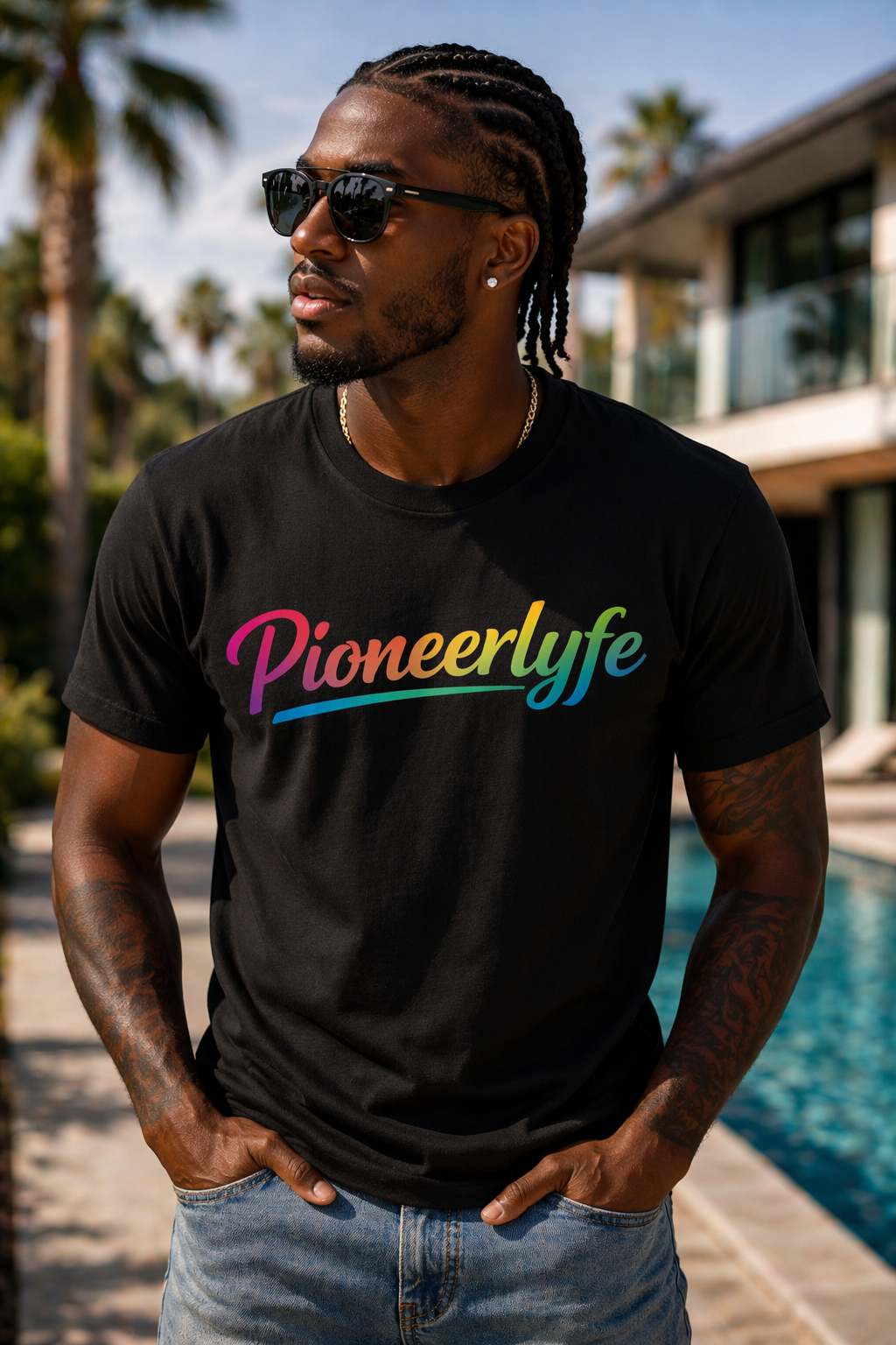 Pioneerlyfe Signature Gradient Tee