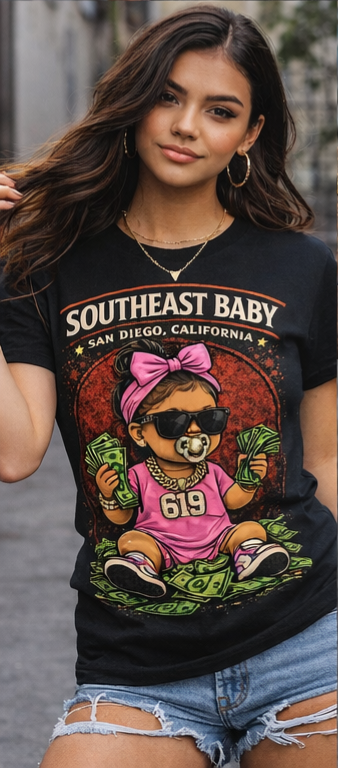 Southeast Babygirl Tee PINK