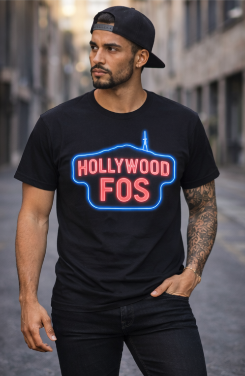 Hollywood Fos Neon Logo Tee
