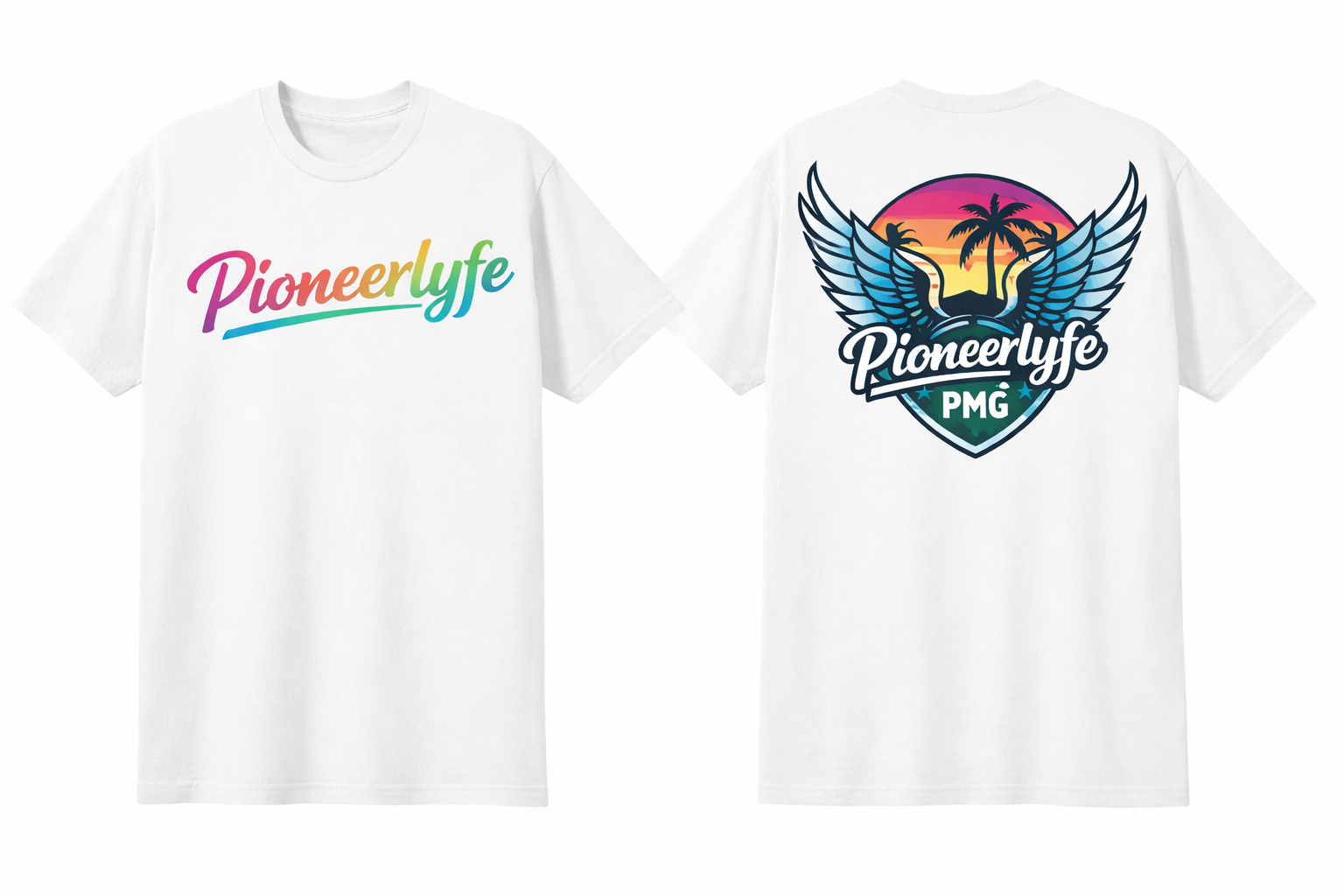 Pioneerlyfe Signature Gradient Tee